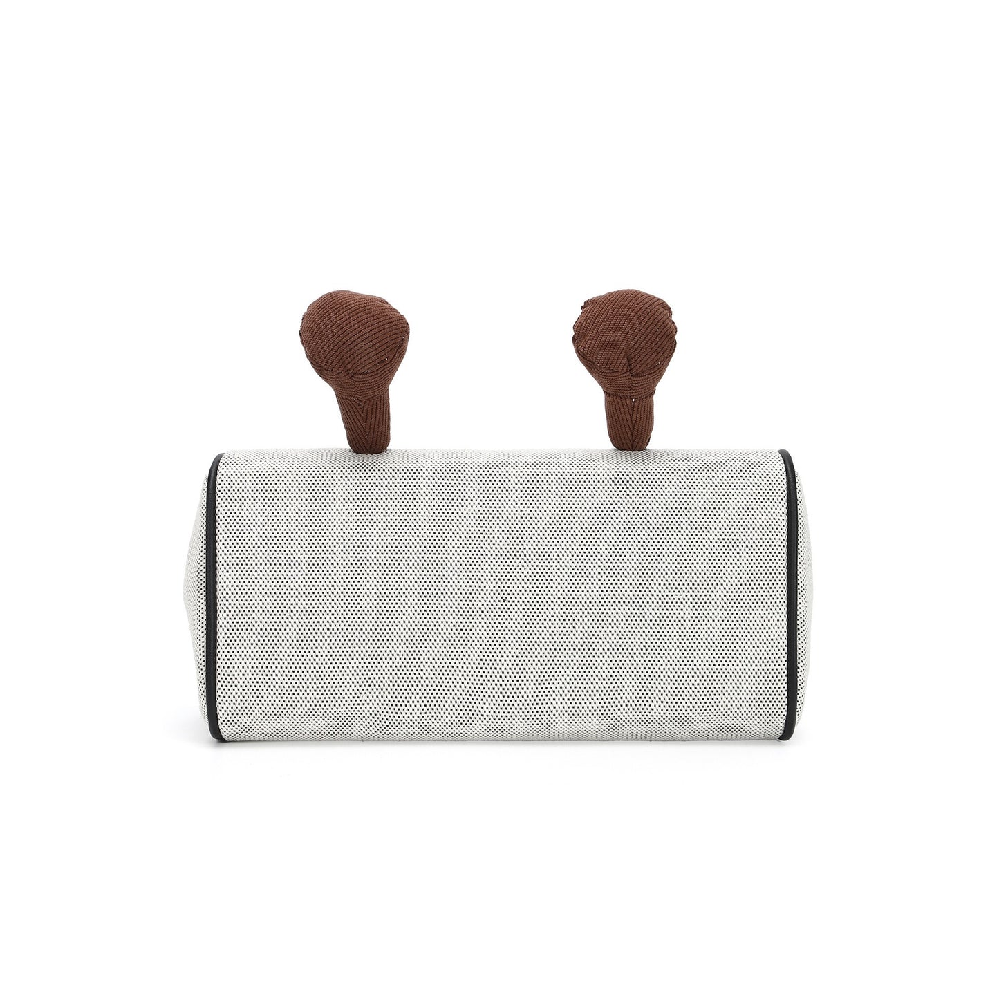 Pomo Pals Canvas Companion Bag — Black, back view