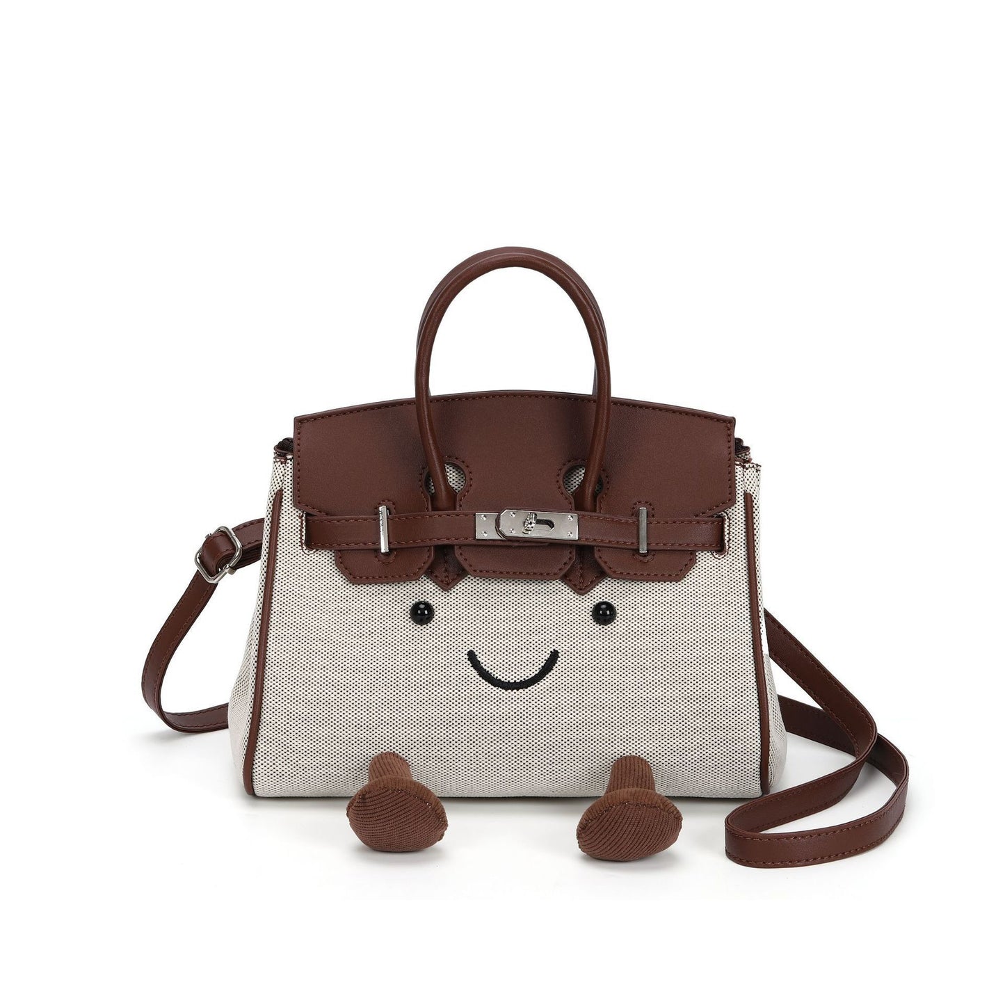 Pomo Pals Canvas Companion Bag — Brown